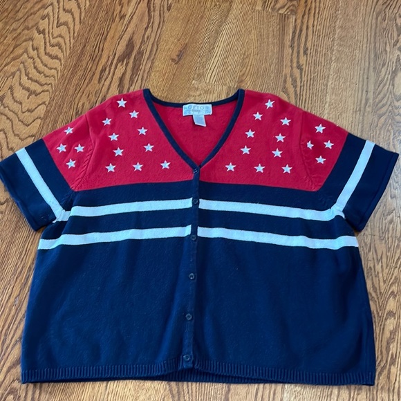 3x red, white, blue sweater - Picture 1 of 3